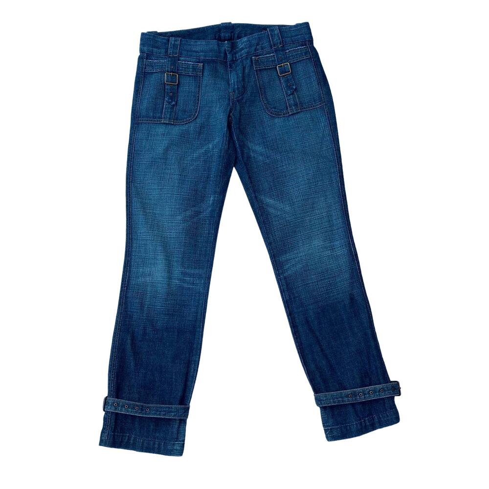 NWOT Citizens of Humanity Buckle Hem Low Rise Straight Jeans 29
